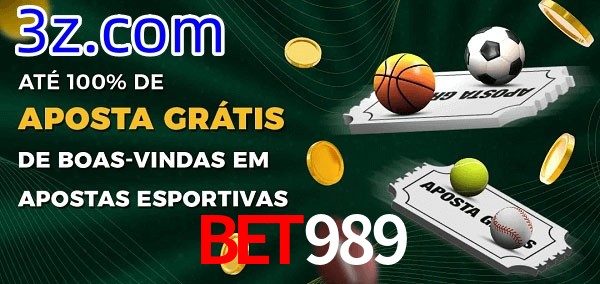 Bet989 Ate 100% de Aposta Gratis